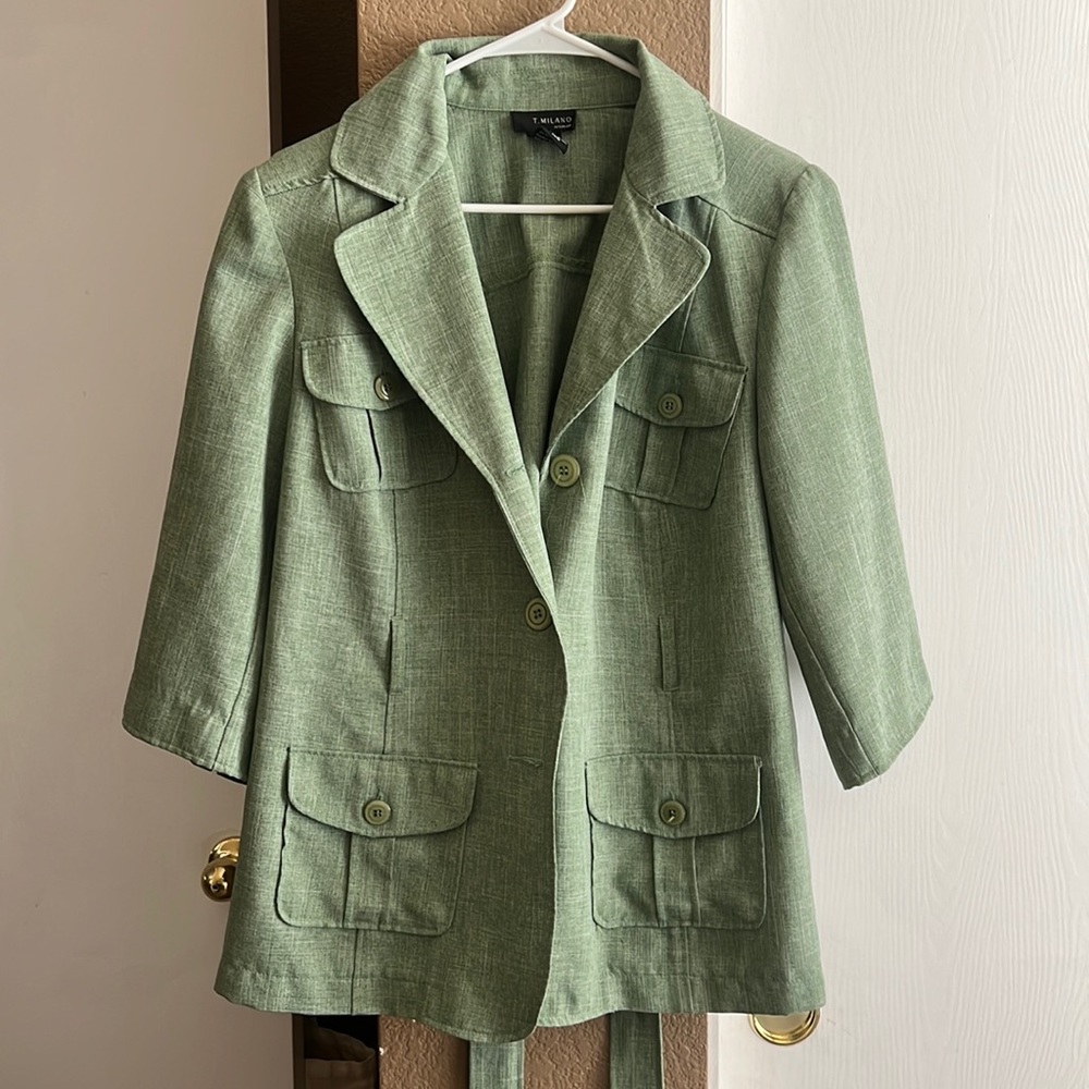 Green blazer